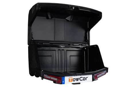 Towbox V3 czarny LED Edition - bagażnik box montowany na hak