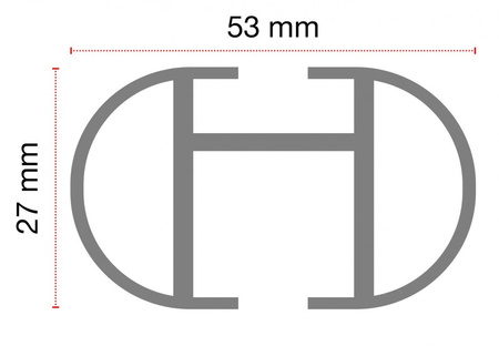 Bagażnik dachowy uniwersalny G3 Pacific 64.110-68.038 aluminiowy