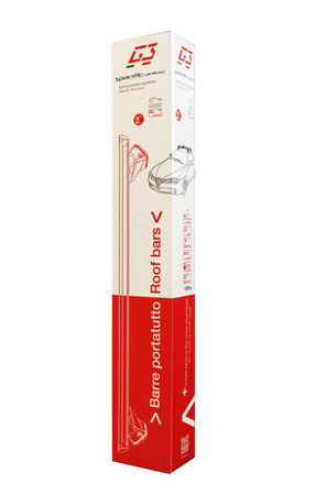 Belki aluminiowe aero do bagażnika dachowego G3 Pacific 64.210