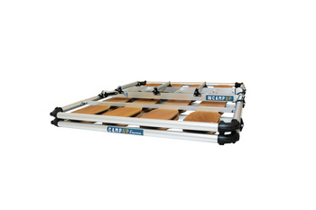 Zestaw - platforma dachowa CampUp + namiot 2-osobowy Quechua