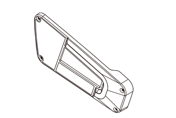 Klosz do platformy rowerowej Inter Pack New Spider (prawy)