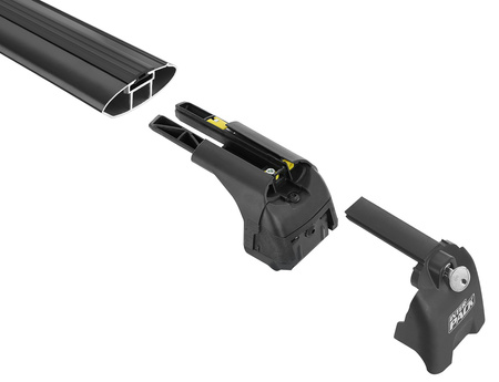 Bagażnik dachowy Inter Pack Quiet XM FP 98/94 black