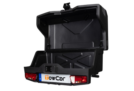 Towbox EVO classic gray - bagażnik box montowany na hak