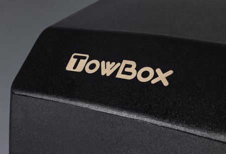 Towbox V3 czarny LED Edition - bagażnik box montowany na hak