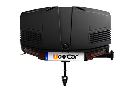 Towbox V3 Camper czarny - bagażnik box montowany na hak
