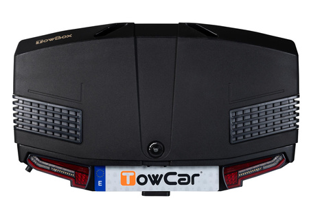 Towbox V3 czarny LED Edition - bagażnik box montowany na hak