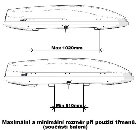 Box dachowy Hakr Magic 400 antracyt