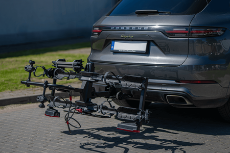 Inter Pack Spider 2E PRO - bagażnik rowerowy na hak na 2 rowery elektryczne