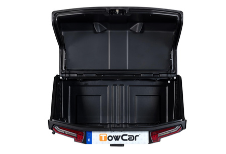 Towbox V3 czarny LED Edition - bagażnik box montowany na hak