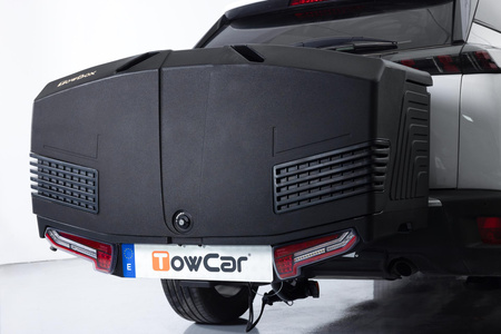 Towbox V3 czarny LED Edition - bagażnik box montowany na hak