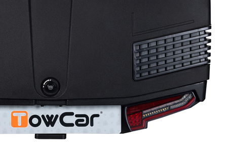 Towbox V3 czarny LED Edition - bagażnik box montowany na hak