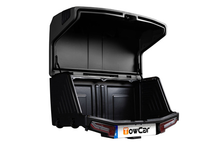 Towbox V3 Camper czarny - bagażnik box montowany na hak