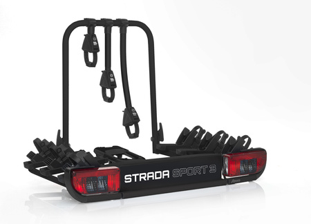 Atera Strada Sport M3 - bagażnik rowerowy na hak na 3 rowery (czarny)