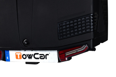 Towbox V3 czarny LED Edition - bagażnik box montowany na hak