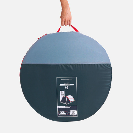 Zestaw - platforma dachowa CampUp + namiot 2-osobowy Quechua