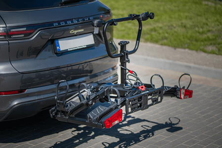 Inter Pack Spider 2E PRO - bagażnik rowerowy na hak na 2 rowery elektryczne
